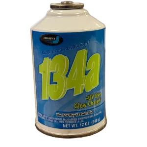 Johnsen's A/C Refrigerant R-134A + UV Dye Glow Charge